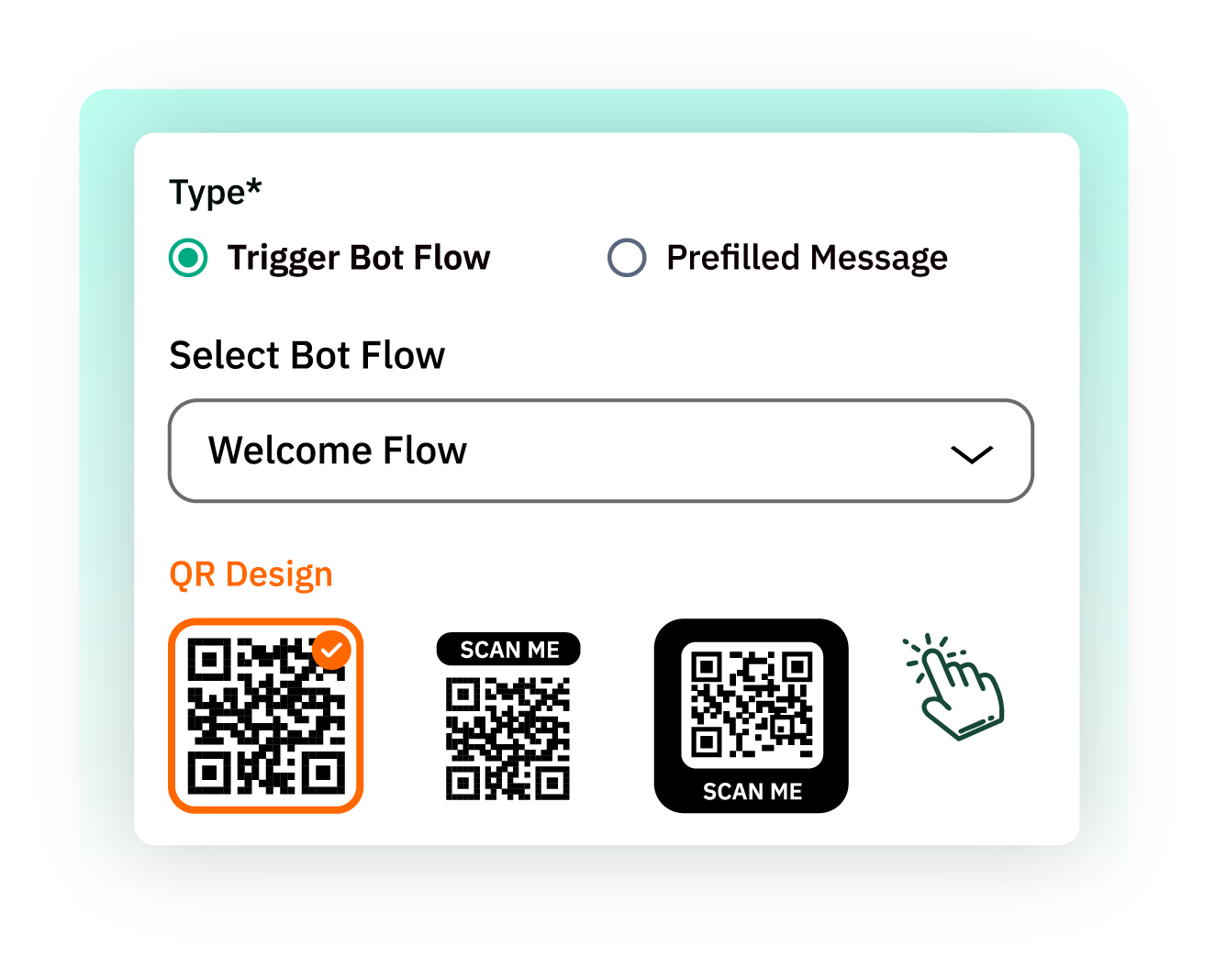 Design WhatsApp QR code