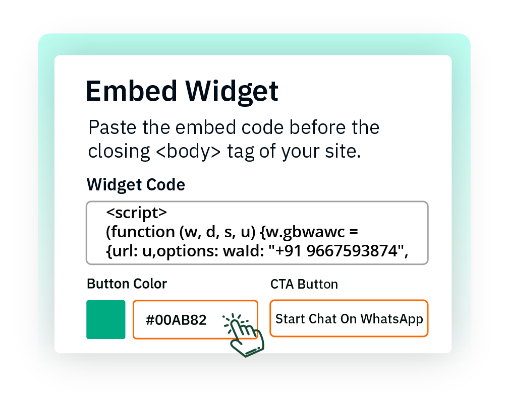 Personalize the Widget